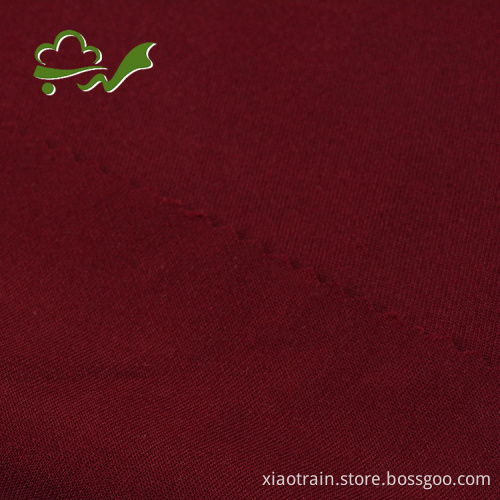Polyester spandex thick interlock knitted fabric for garment